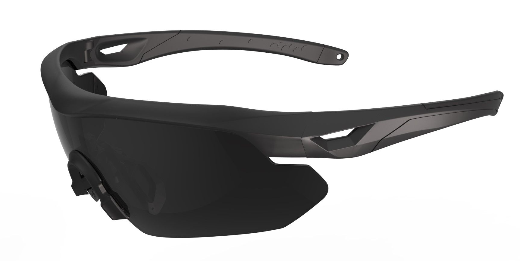 SWISSEYE® Nighthawk PRO ballistiset suojalasit, 3 x linssit MUSTA 