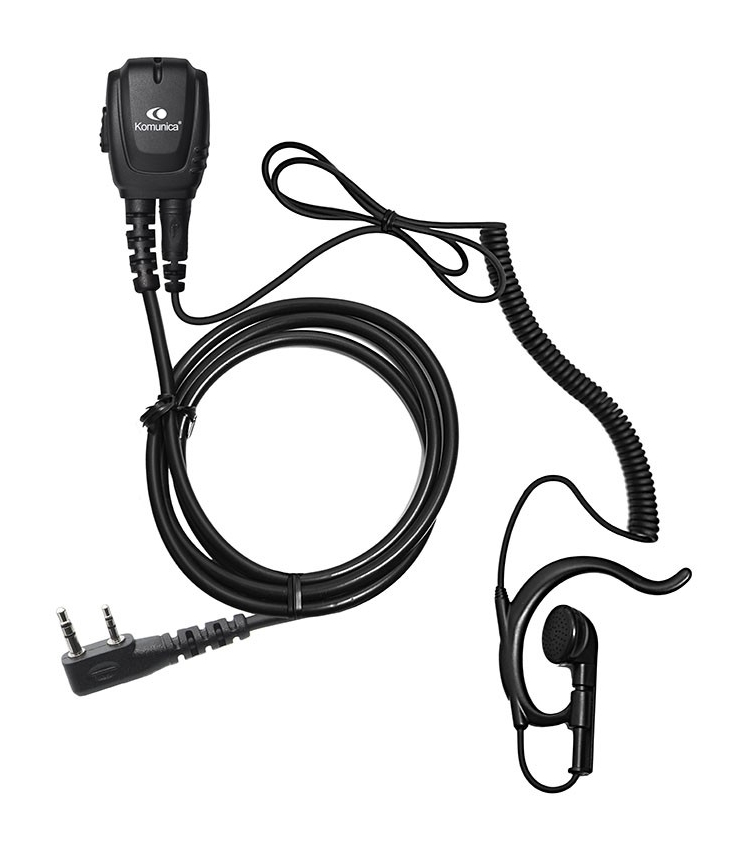 Komunica Kenwood / Wouxun Radiopuhelin Headset, C-lenkki